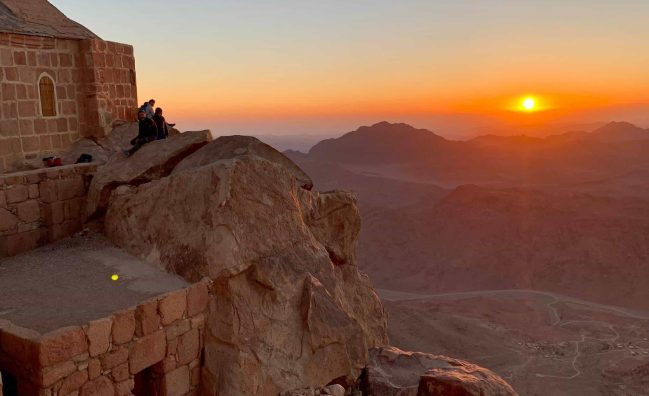 Sunrise at Mount Moses Sinai Egypt