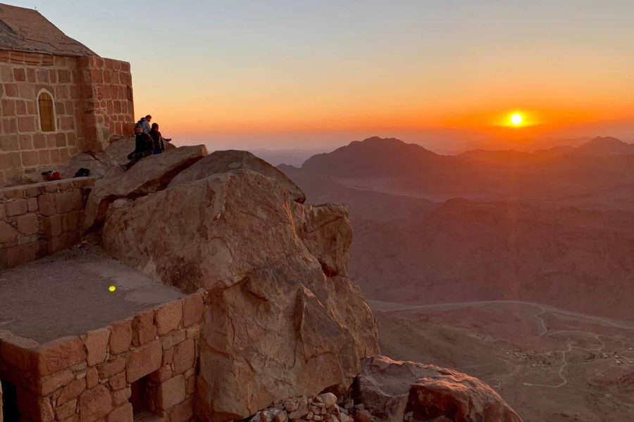 Sunrise at Mount Moses Sinai Egypt